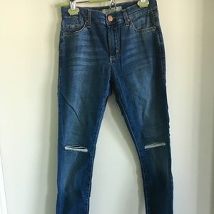 Topshop Moto Leigh Ankle Jeans